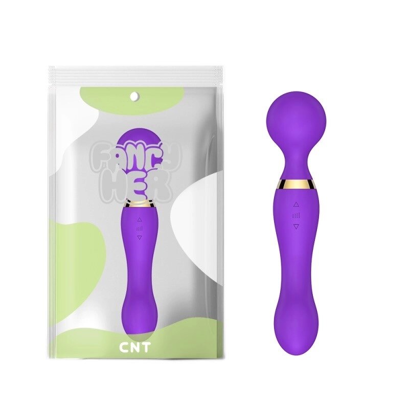 Кліторальний вібростимулятор Ultimate Pleasure Wand Purple від компанії Elektromax - фото 1