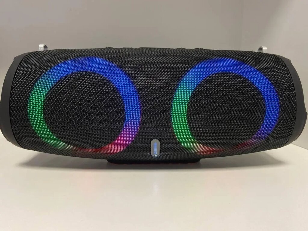 Колонка BIG XTEREM2 зі світними динаміками RGB Bluetooth Потужна акустика від компанії Elektromax - фото 1