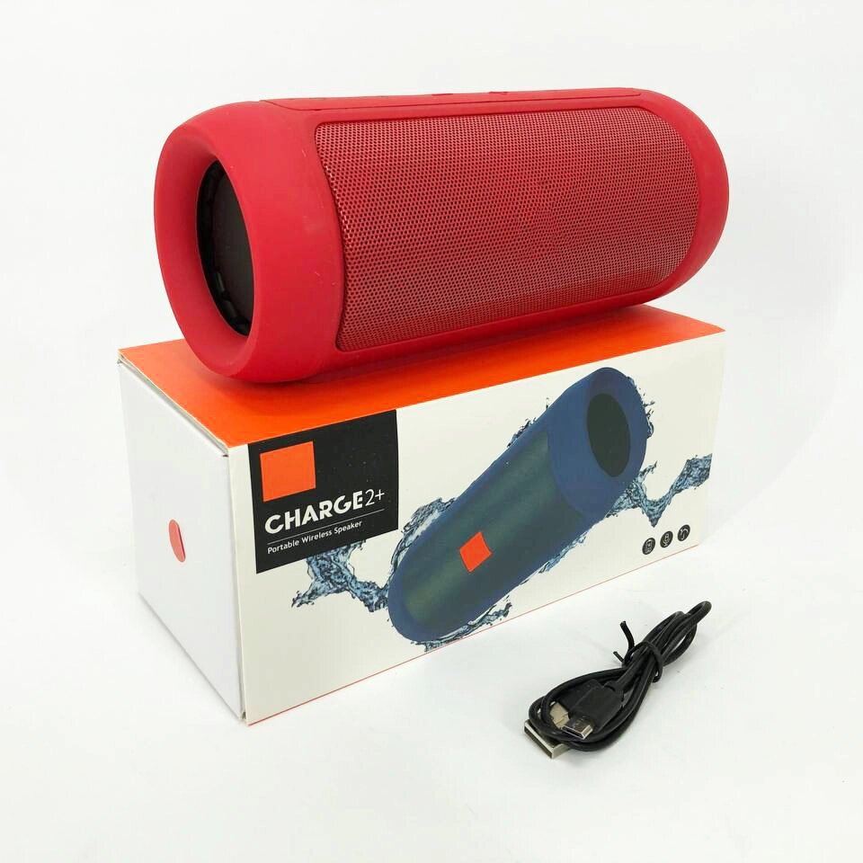 Колонка JBL CHARGE2 + J2 (аналог) Колір: червоний від компанії Elektromax - фото 1