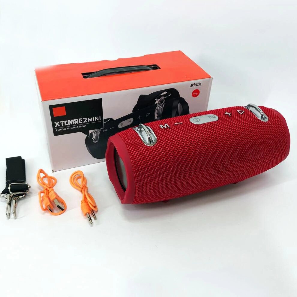 Колонка JBL XERTMT2 Mini (аналог). Колір червоний від компанії Elektromax - фото 1