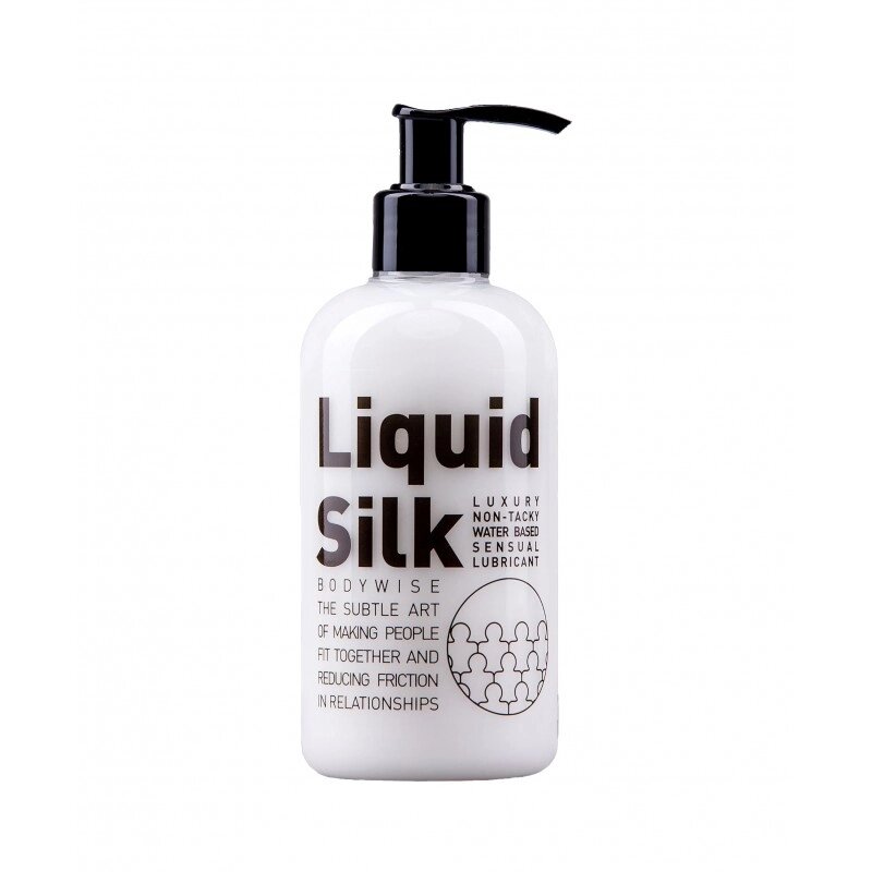 Комфортний лубрикант на водяній основі Liquid Silk, 250мл від компанії Elektromax - фото 1