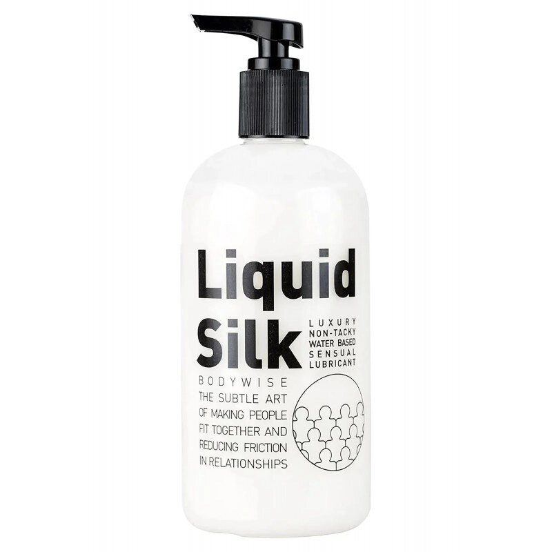 Комфортний лубрикант на водяній основі Liquid Silk, 500мл від компанії Elektromax - фото 1