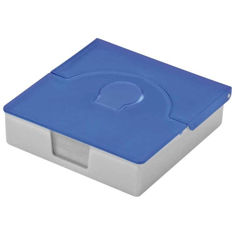 Коробочка для візиток пластикова (синій, 10,0 x 9,7 x 2,5 см) від компанії Elektromax - фото 1