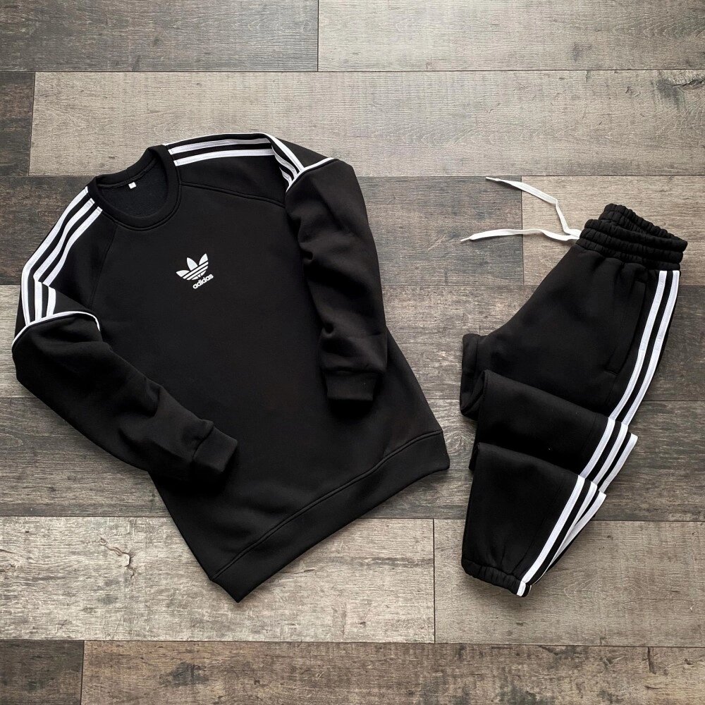 Костюм Adidas Out фліс ( утеплений ) від компанії Elektromax - фото 1