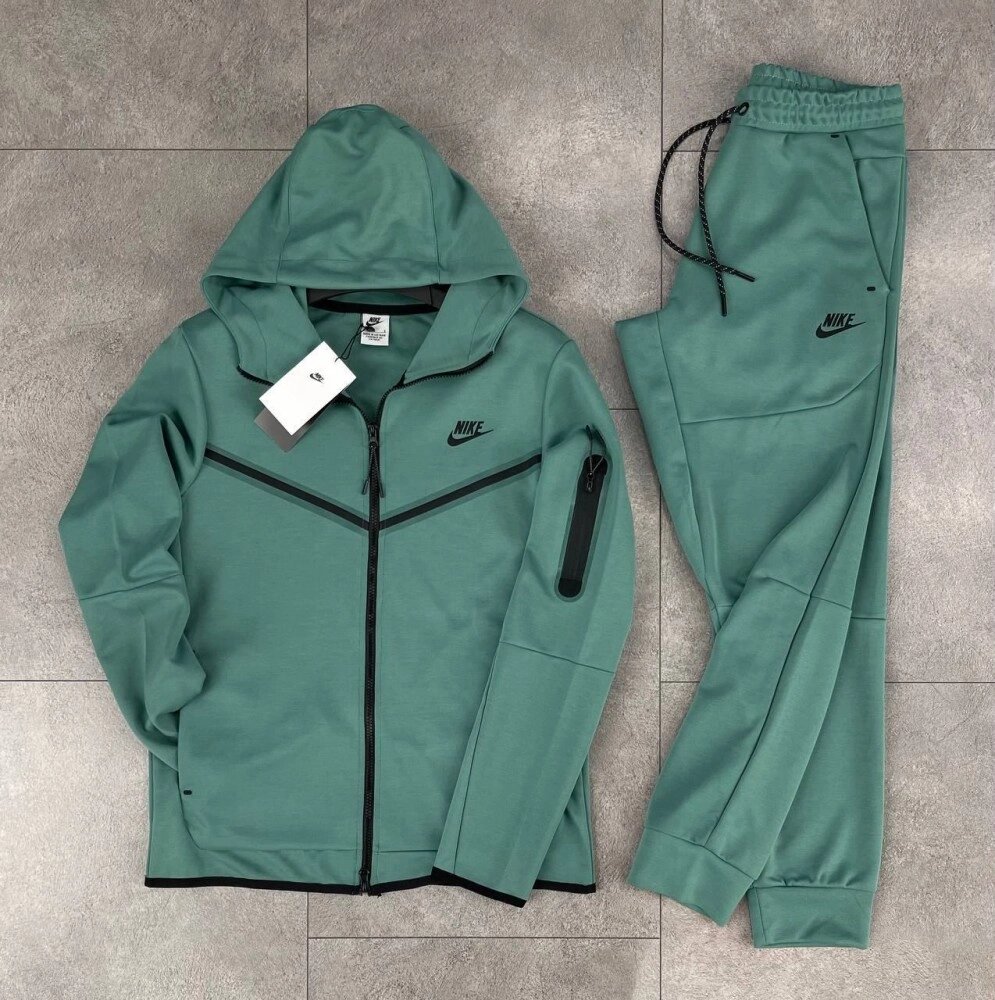 Костюм спортивний Nike Tech Fleece світло зелений від компанії Elektromax - фото 1