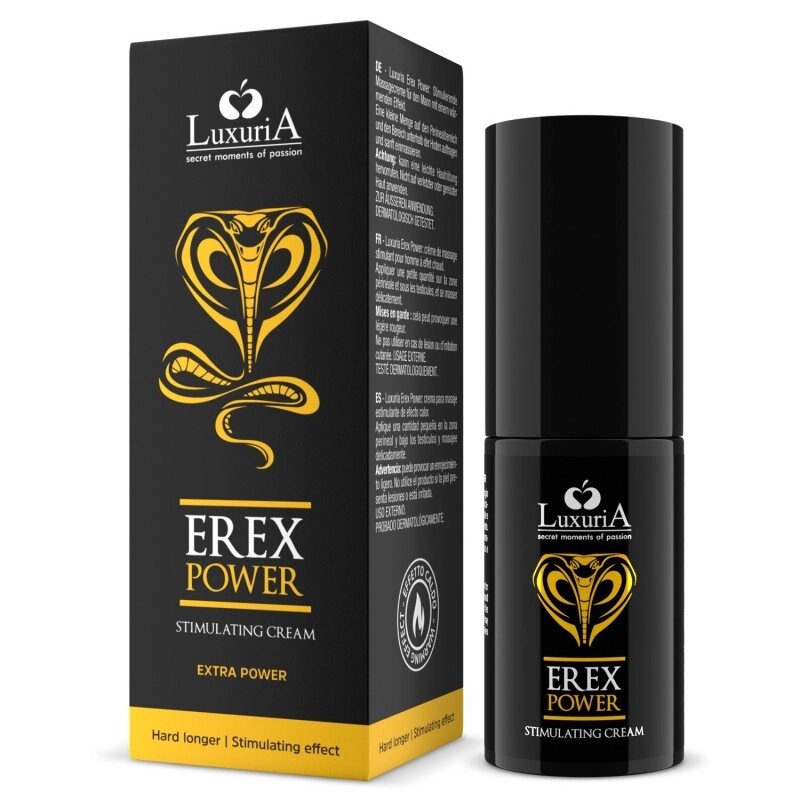 Крем для чоловіків Intimateline Luxuria Erex Power Hard Longer Penis Cream, 30мол від компанії Elektromax - фото 1