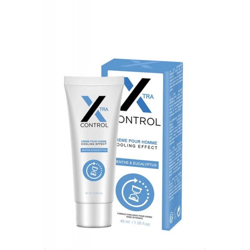Крем пролонгирующий X-control cool cream for man, 40мл від компанії Elektromax - фото 1