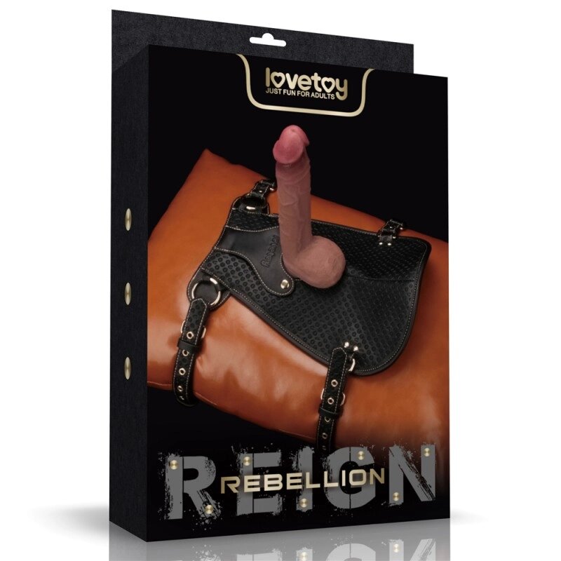 Кріплення для  Масажер  а на сідло Rebellion Reign Dildo Saddle від компанії Elektromax - фото 1