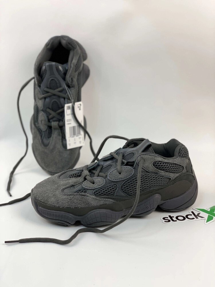 Кросівки Adidas Yeezy 500 Utility Black чорні ob366 від компанії Elektromax - фото 1