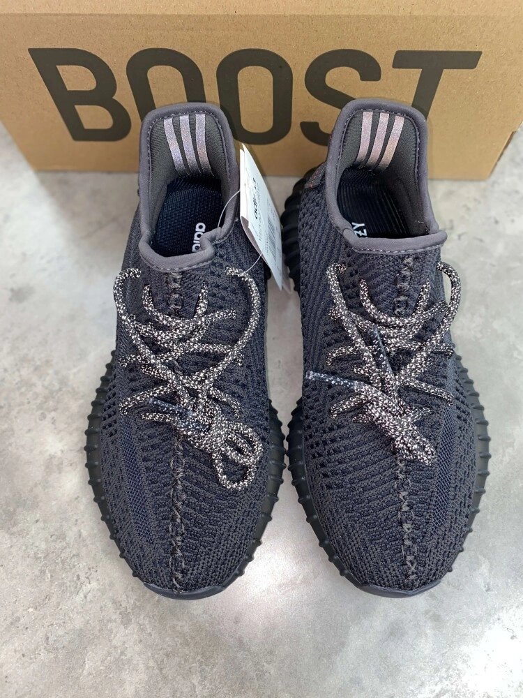 Кросівки Adidas Yeezy Boost Black  чорні  V2 non reflective ob191 від компанії Elektromax - фото 1