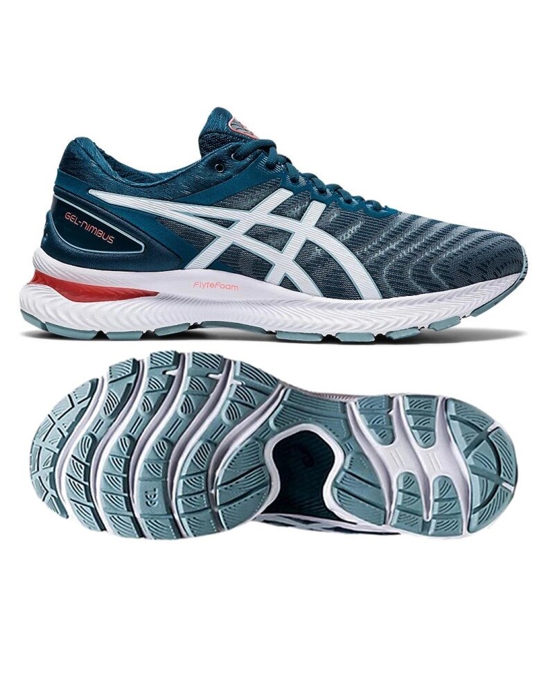 Кросівки чоловічі Asics GEL-Nimbus 22 40 (25,5 см) Light Steel/Magnetic Blue (1011A680-404-40) від компанії Elektromax - фото 1