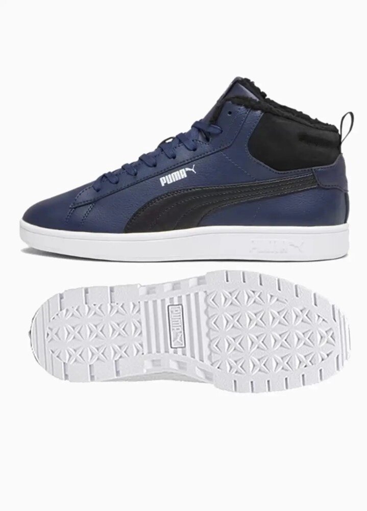 Кросівки чоловічі Puma Smash 3.0 Mid WTR Navy/Black/White (392335-04-PR) від компанії Elektromax - фото 1