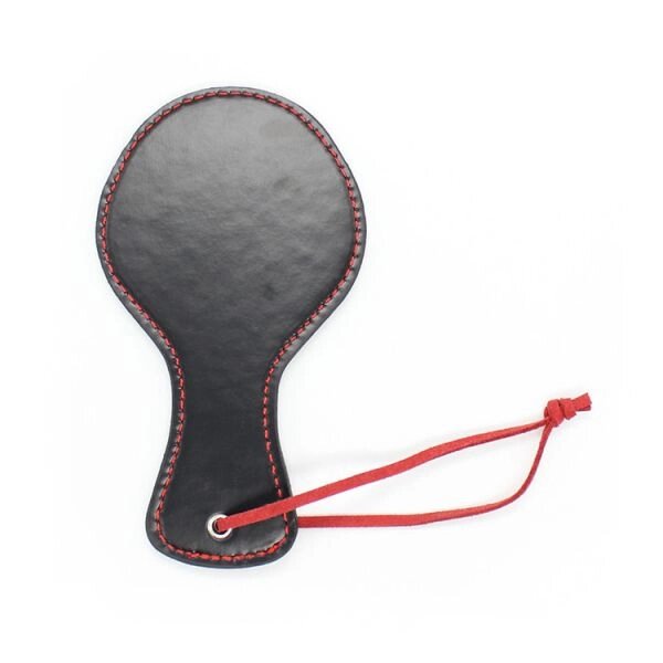 Кругла шльопалка на червоному шнурці від компанії Elektromax - фото 1