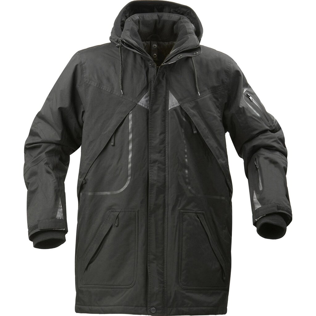 Куртка чоловіча Rocklin (чорний, L) від компанії Elektromax - фото 1