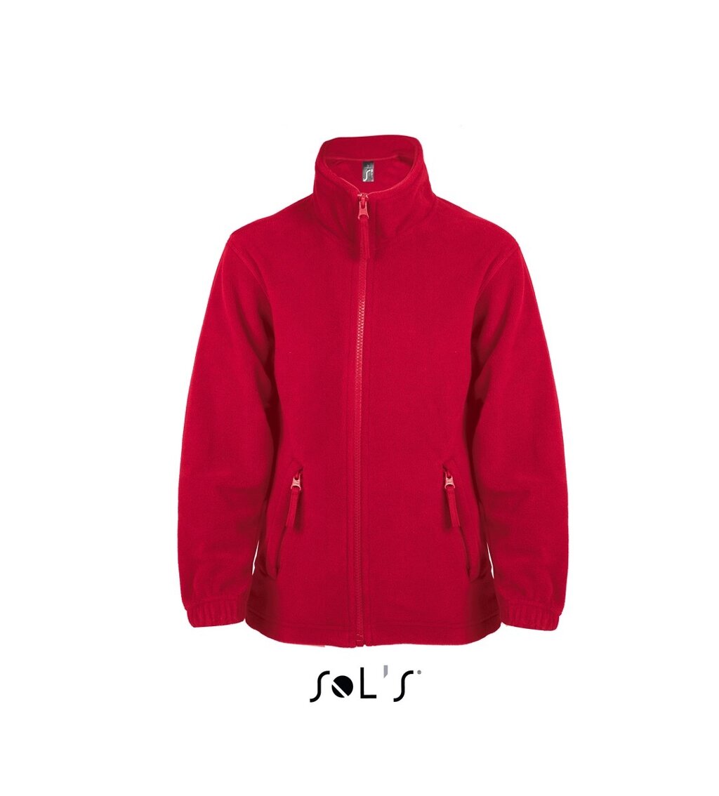 Куртка флісова дитяча SOL'S North kids (червоний, 12Y) від компанії Elektromax - фото 1