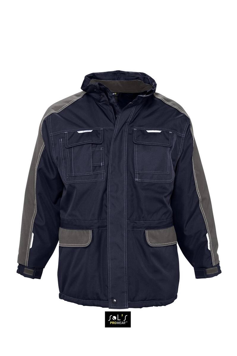 Куртка робоча SOL'S Fusion Pro (темно-синій/темно-вугільний, XL) від компанії Elektromax - фото 1