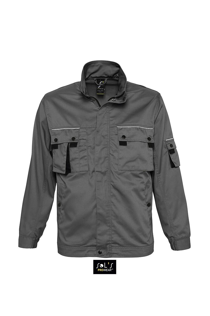 Куртка робоча SOL'S Vital Pro (темно-сірий, M) від компанії Elektromax - фото 1