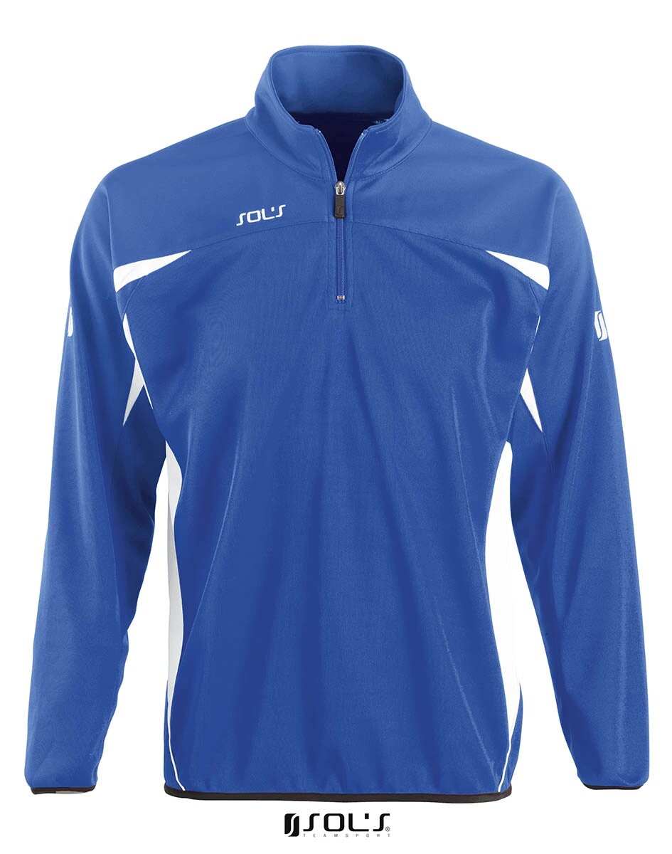 Куртка спортивна SOL'S Bernabeu Sweat (синій/білий, S) від компанії Elektromax - фото 1