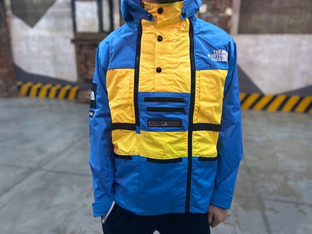 Куртка Supreme x The North Face SteepTech blue-yellow від компанії Elektromax - фото 1