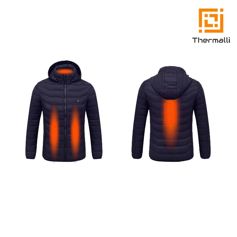 Куртка  з підігрівом Thermalli Cimone (темно-синій, L) від компанії Elektromax - фото 1