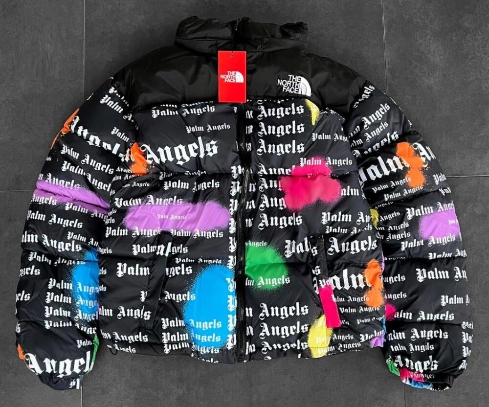 Куртка зимова в стилі The North Face колабу Palm Angels чорна від компанії Elektromax - фото 1