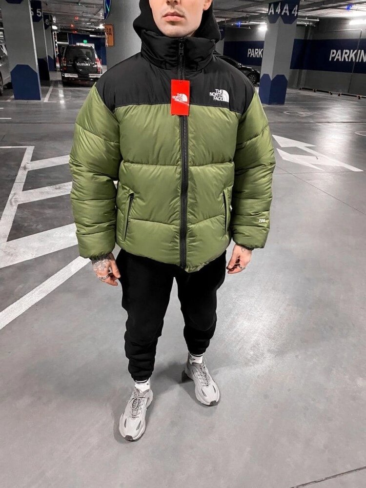 Куртка зимова в стилі The North Face Оливкова від компанії Elektromax - фото 1