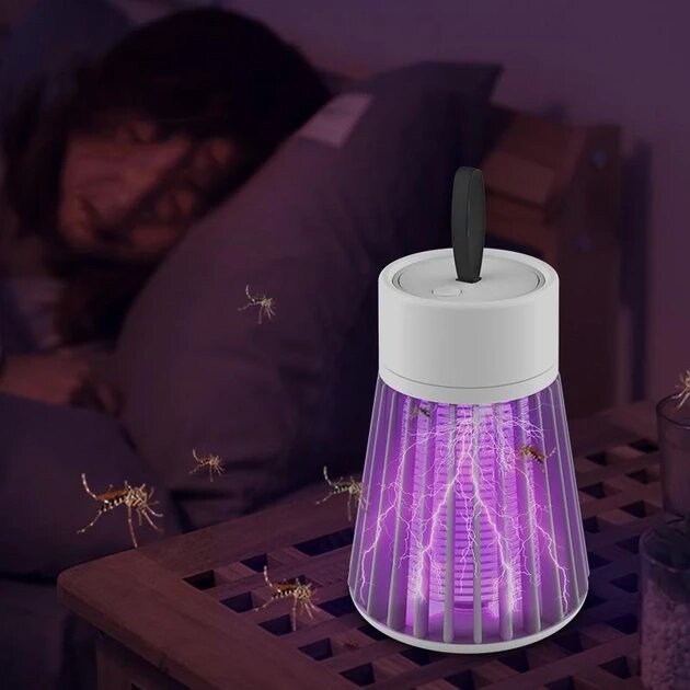 Лампа відлякувача комах від USB Electric Shock Mosquito Lamp з електричним струмом від компанії Elektromax - фото 1