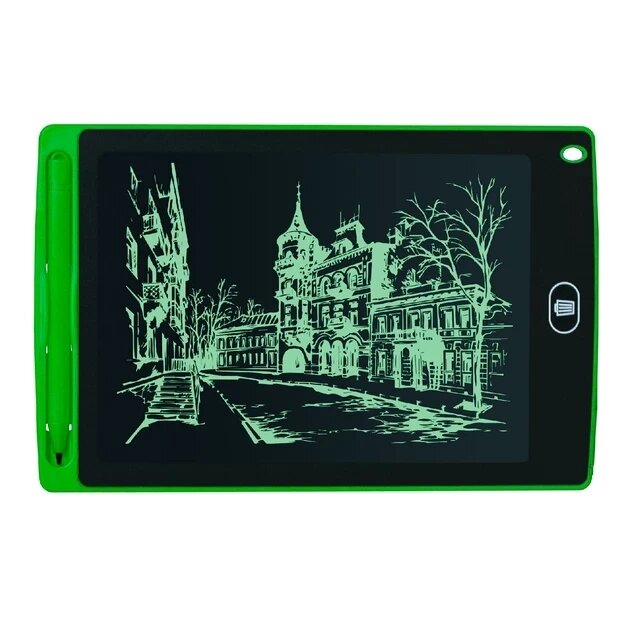 LCD-планшет для малювання 8,5" LCD Writing Tablet Green від компанії Elektromax - фото 1