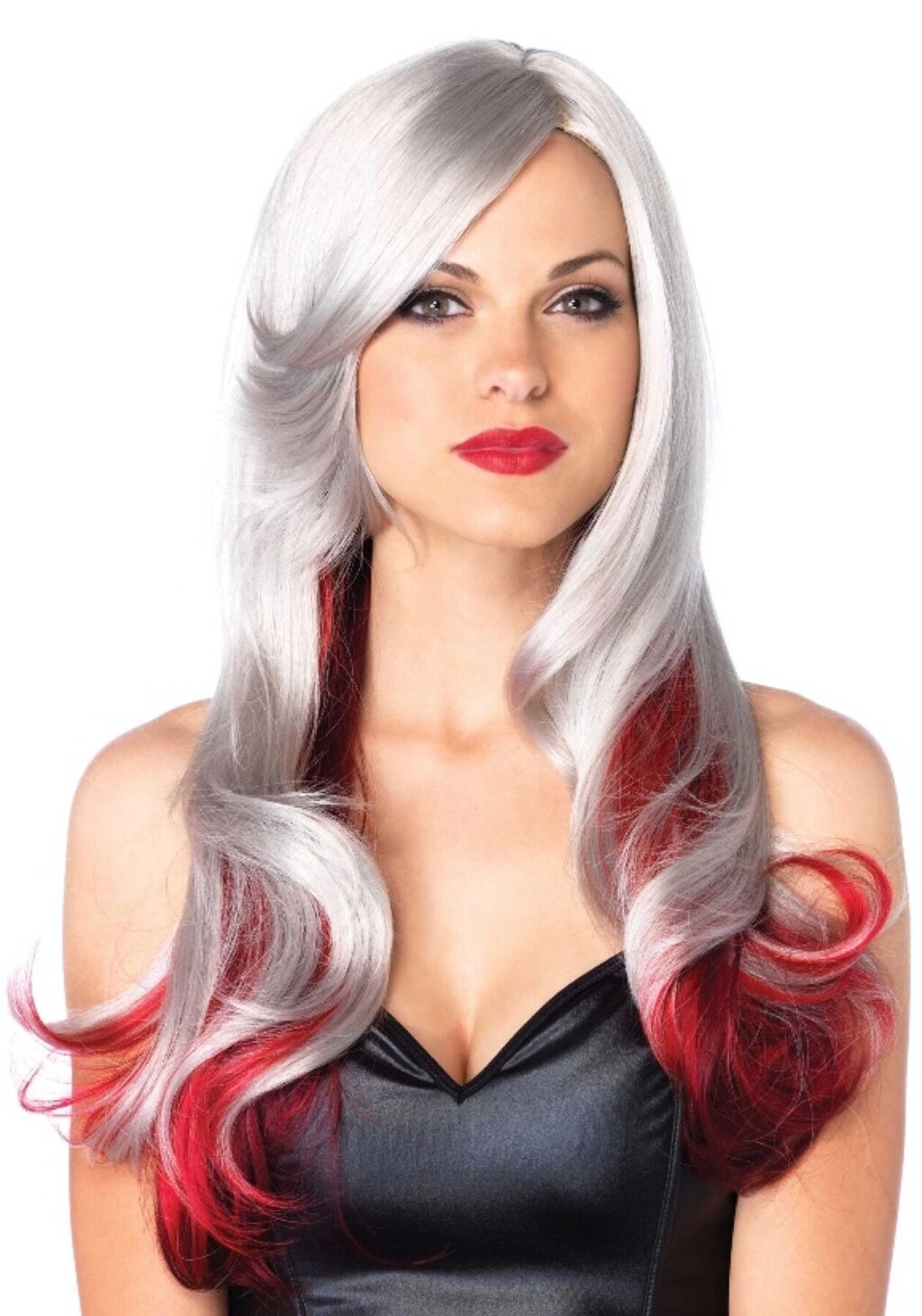 Leg Avenue Allure Multi Color Wig Grey/Red від компанії Elektromax - фото 1