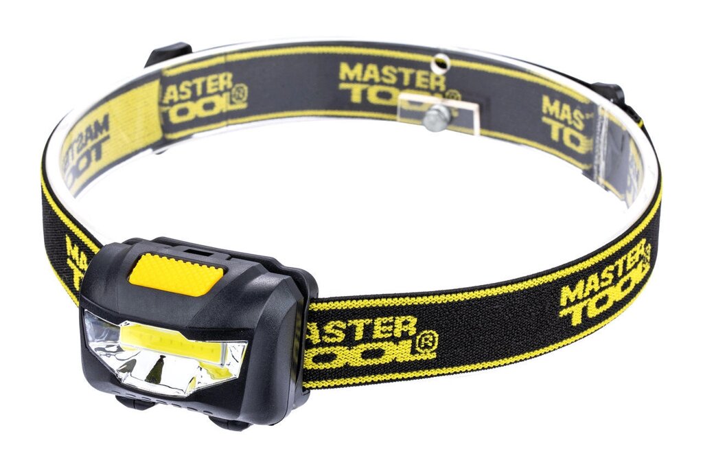 Ліхтар налобний Mastertool - 1LED x 1 Вт x 3 режиму 1 шт. від компанії Elektromax - фото 1