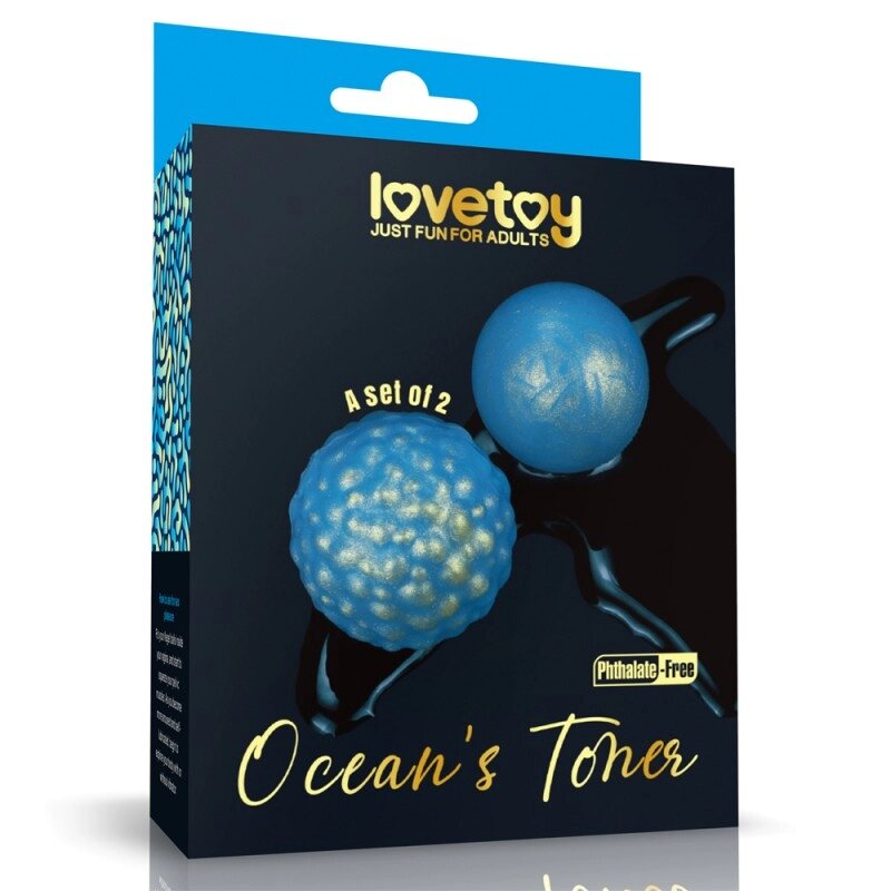 Льні кульки для тренування м'язів Oceans Toner Egg Set Round від компанії Elektromax - фото 1