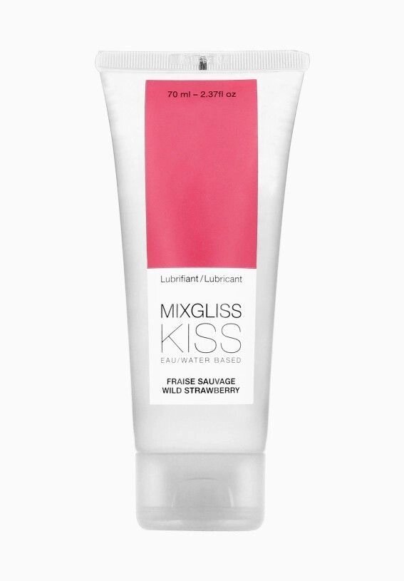 Лубрикант на водній основі MixGliss KISS Wild Strawberry (70 мл) Дика Полуничка від компанії Elektromax - фото 1