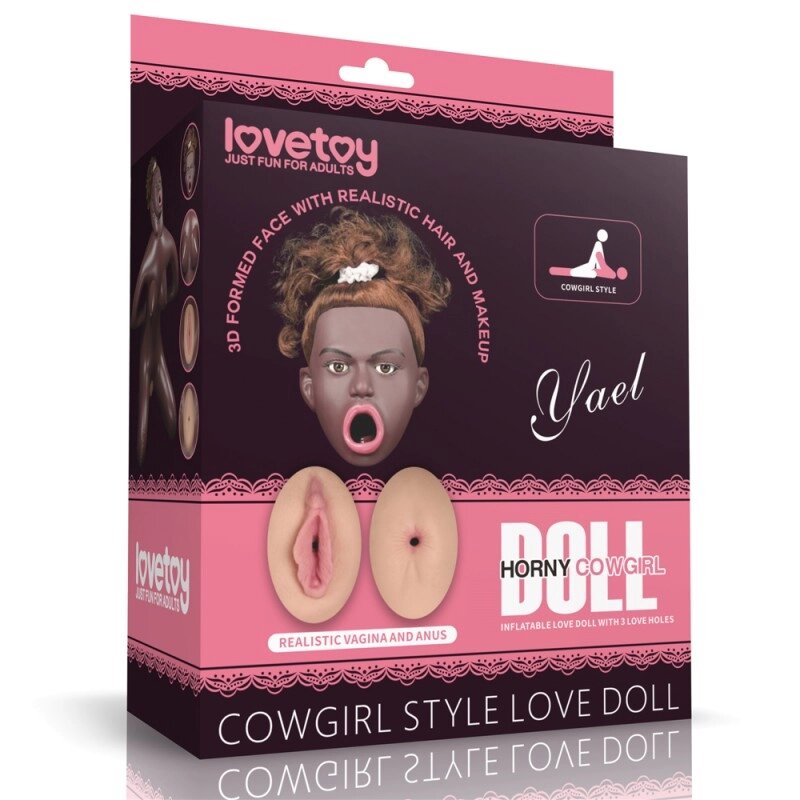 Лялька для любові в стилі пастушки Cowgirl Style Love Doll Black від компанії Elektromax - фото 1