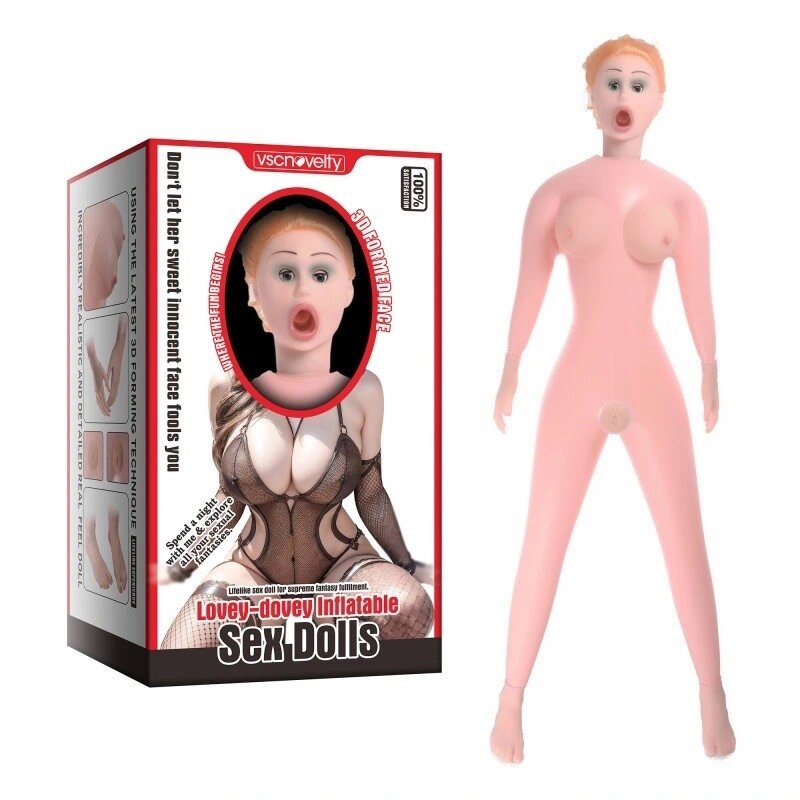 Лялька для у Lovey-dovey Inflatable Sex Doll від компанії Elektromax - фото 1