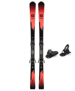 Лижі гірські з кріпленням Volkl Deacon Prime (130 cм) Marker FDT TP 10 80 mm Black/Red (6562U1MC)