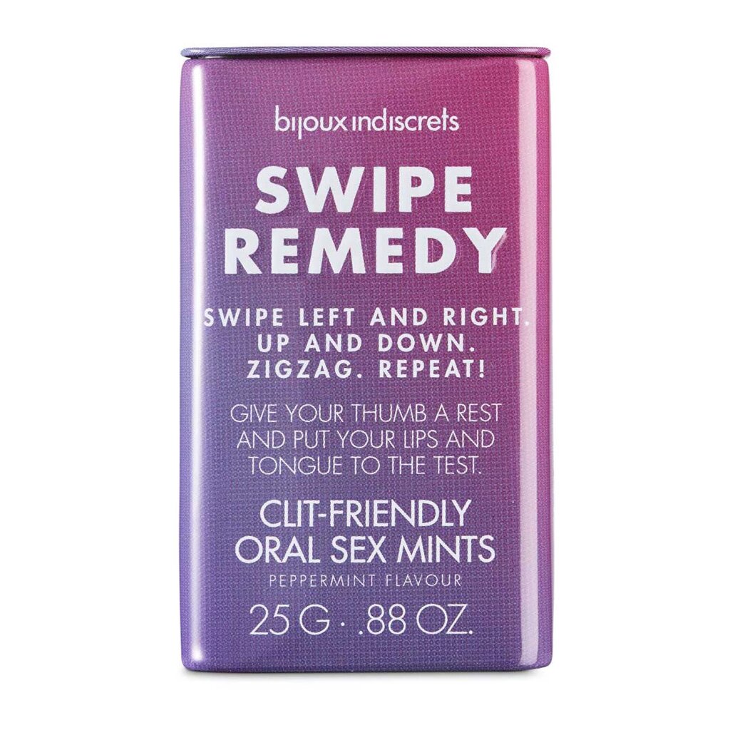 М'ятні цукерки Bijoux Indiscrets Swipe Remedy – clitherapy oral sex mints без цукру від компанії Elektromax - фото 1