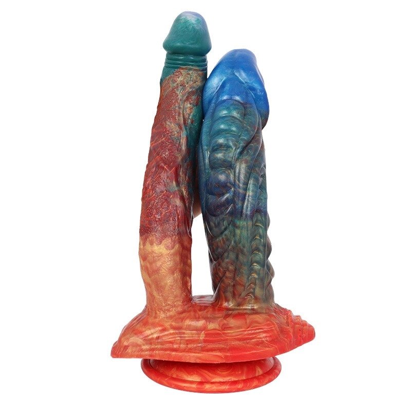 Масажер   для фістингу Tenacious Double Dildo Ambilight від компанії Elektromax - фото 1