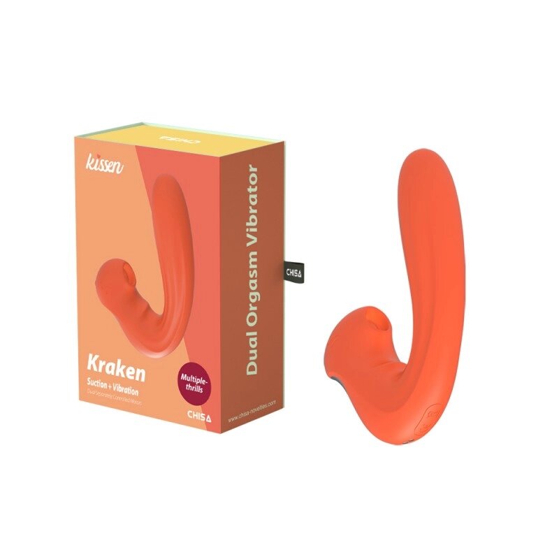 Масажер  для жінок Dual кульмінація Vibrator Kissen Kraken від компанії Elektromax - фото 1