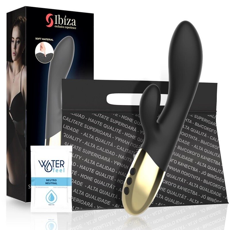 Масажер  для жінок Ibiza Super Soft Rabbit Vibrator від компанії Elektromax - фото 1