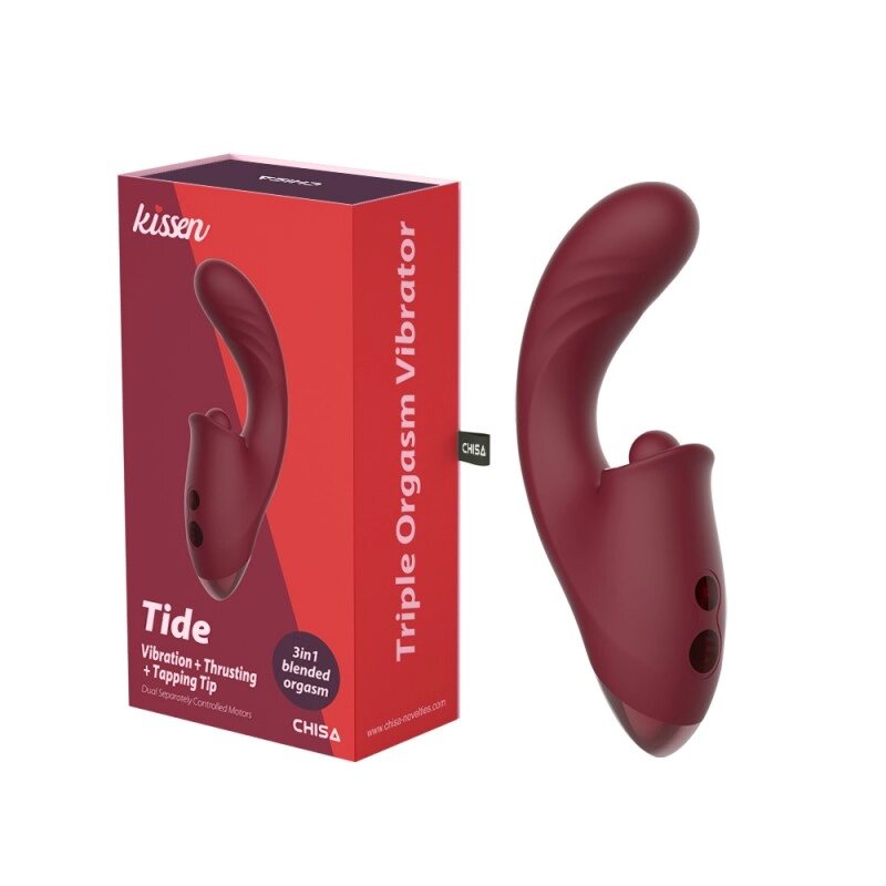 Масажер  для жінок Triple кульмінація Vibrator Kissen Tide від компанії Elektromax - фото 1