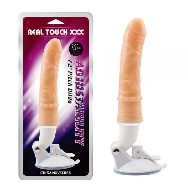 Масажер   на регульованою присоске Adjustability-Pitch Dildo 7.2 від компанії Elektromax - фото 1