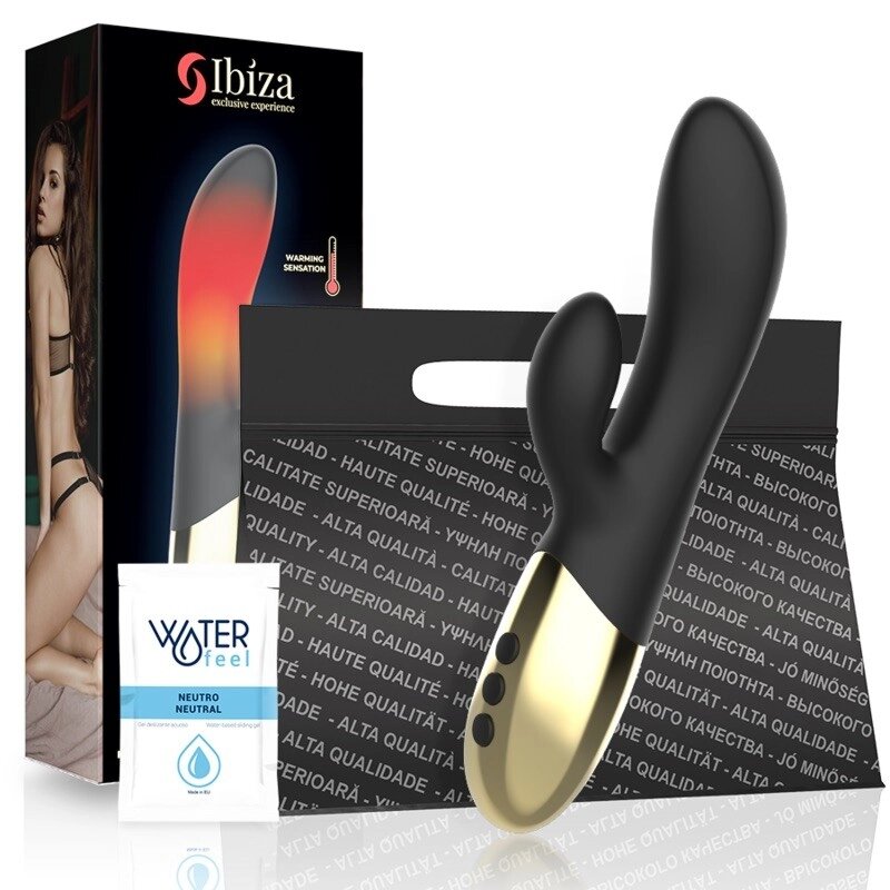 Масажер , що нагрівається для жінок Ibiza Heating Rabbit Vibrator від компанії Elektromax - фото 1