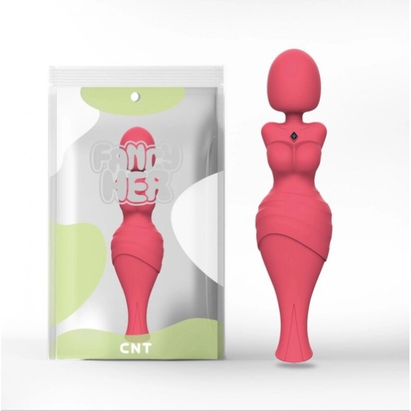 Масажер  в формі силуету жінки Venus De Milo Red від компанії Elektromax - фото 1