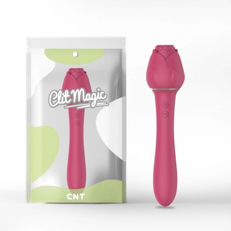 Масажер  в формі трояндочки Delight G-spot Massager Red від компанії Elektromax - фото 1