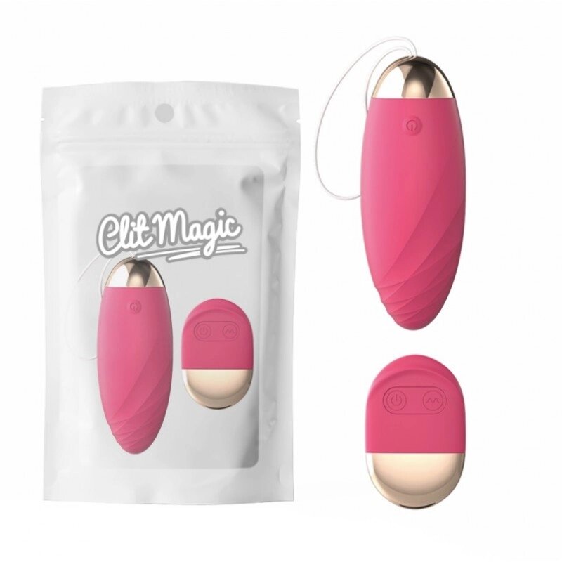 Масажер  з кнопкою управління Fun Explorer Love Egg Pink від компанії Elektromax - фото 1