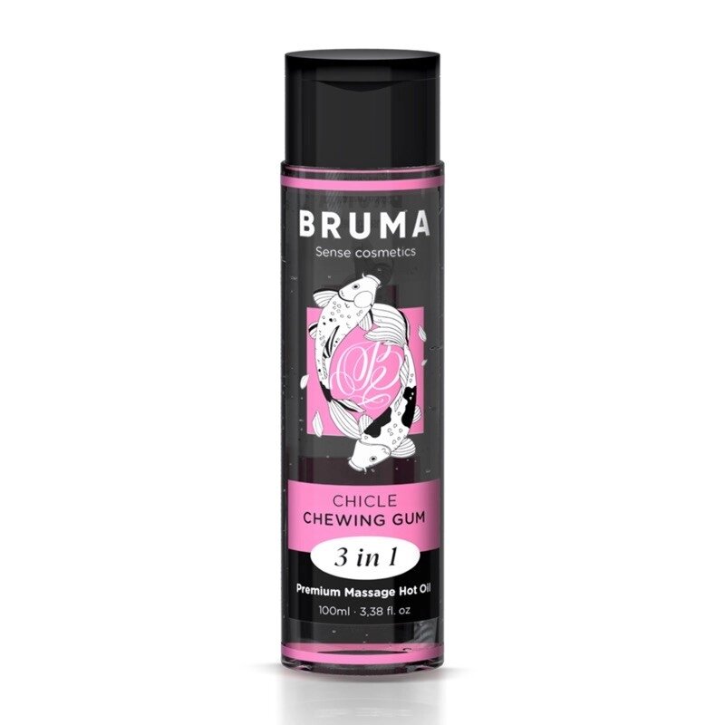 Масажна олія Bruma Premium Massage Hot Oil Chewing Gum 3 In 1, 100мл від компанії Elektromax - фото 1