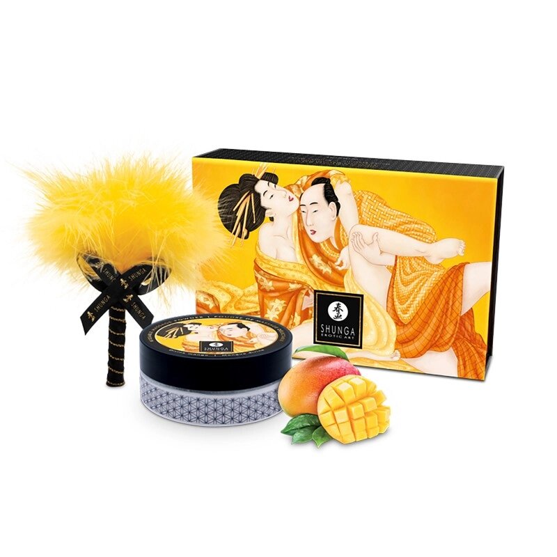 Масажна пудра Shunga Kissable Massage Powder Luscious Mango від компанії Elektromax - фото 1