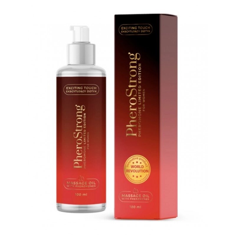Масажне масло з феромонами PheroStrong Limited Edition for Women Massage Oil, 100мл від компанії Elektromax - фото 1