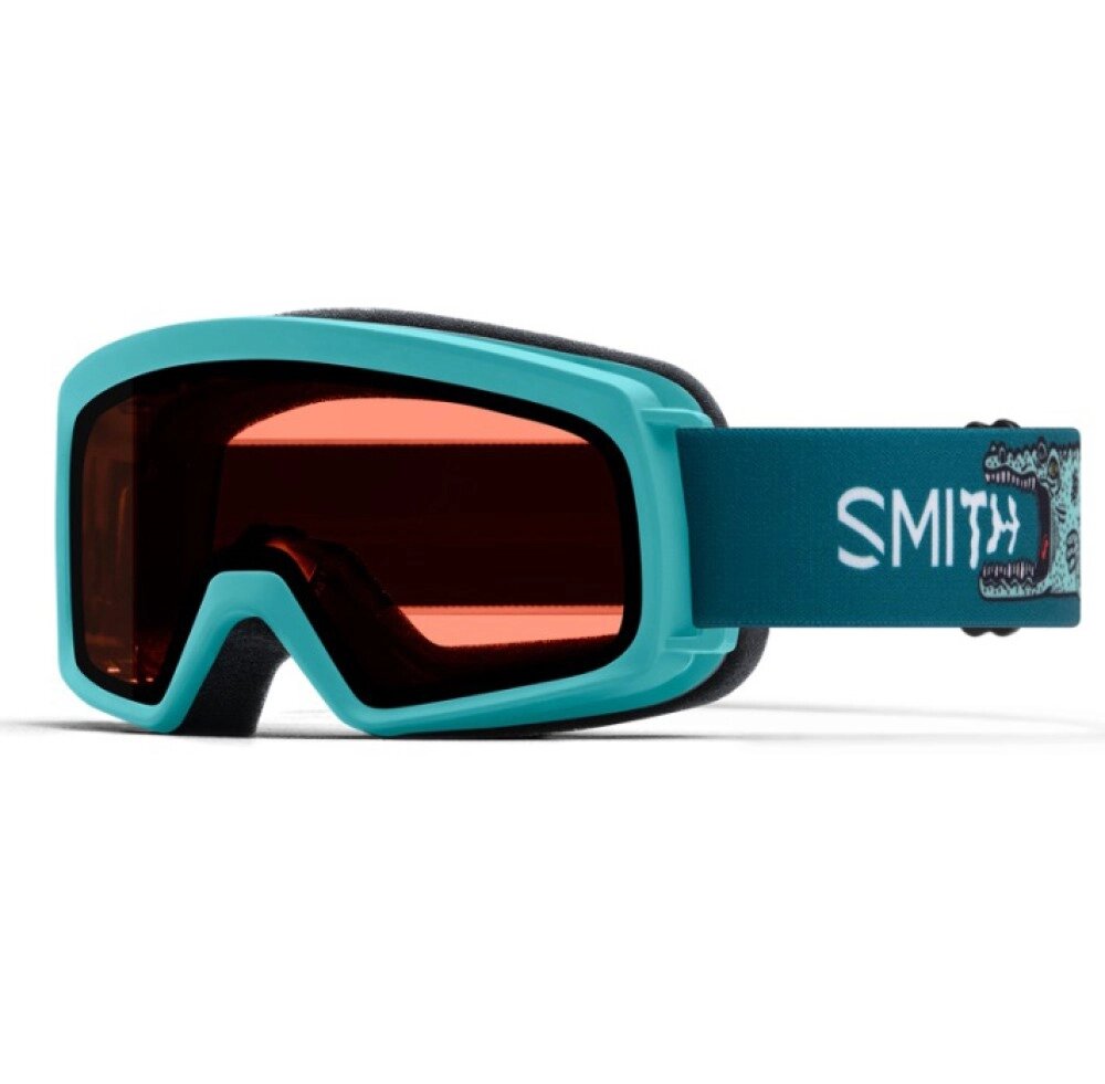 Маска гірськолижна для юніорів Smith Rascal Small Fit Cat. S2 blue Peacock Alligators (M00678-2WW) від компанії Elektromax - фото 1