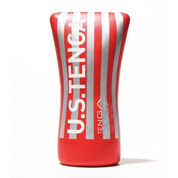 Мастурбатор Tenga US Soft Tube Cup (м’яка подушечка велика), стискальний, суперпотужне всмоктування від компанії Elektromax - фото 1